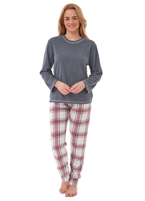 fleece pjs womens|fleece pj tops for women.